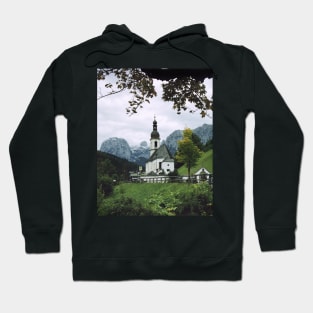 A Little Church in Ramsau, Germany Hoodie